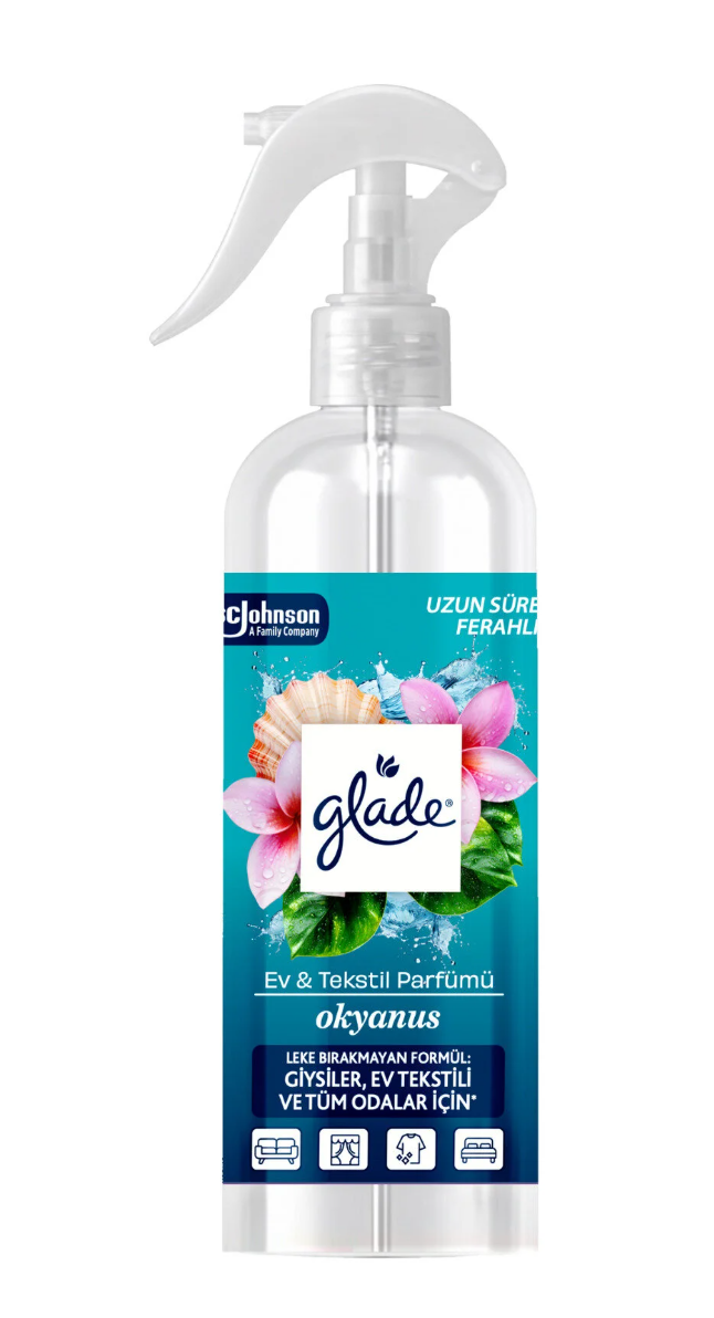 Glade Ev & Tekstil Parfümü Okyanus 450 ml