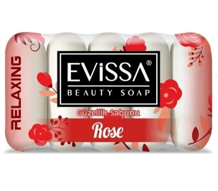 Evissa Güzellik Sabunu Gül 5*55 Gr