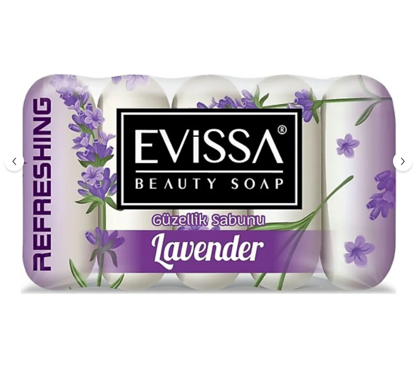 Evissa Güzellik Sabunu Lavanta 5*55 Gr