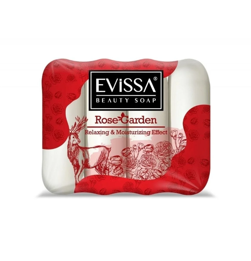 Evissa Ecopack Sabun Gül 4*70 Gr