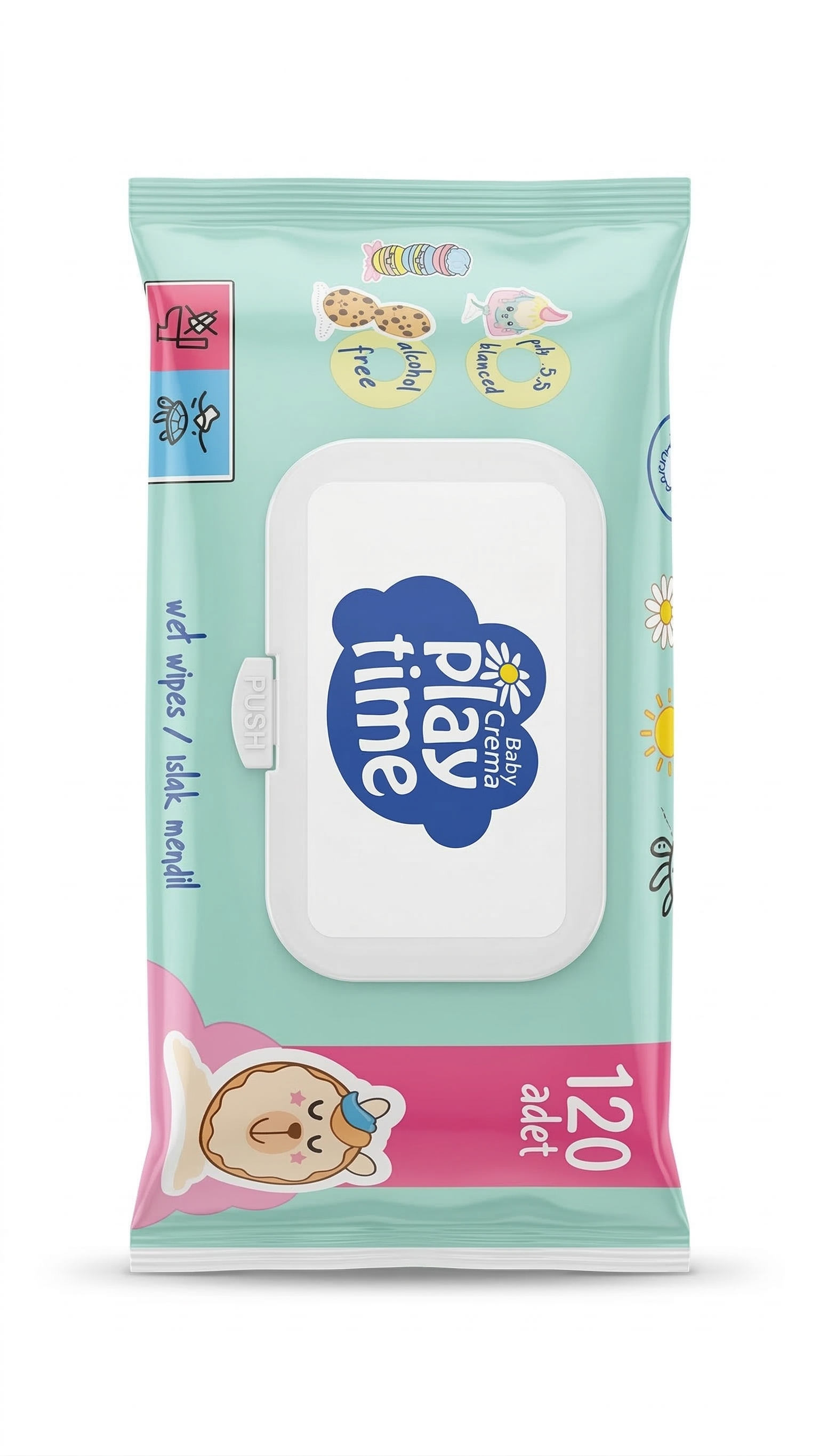 Play Time Islak Mendil 120'li