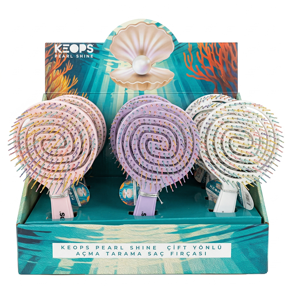 Keops Saç Fırçası 3D Esnek Çift Yönlü