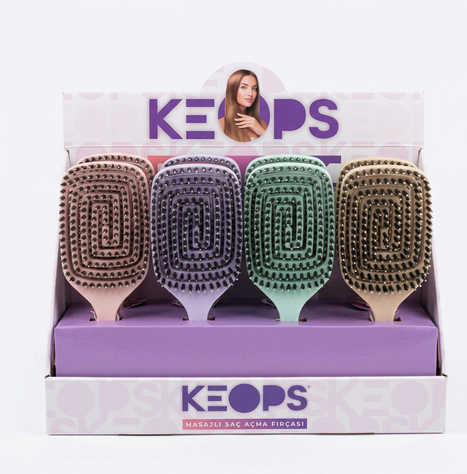 Keops Saç Fırçası Masajlı Açma Tarama