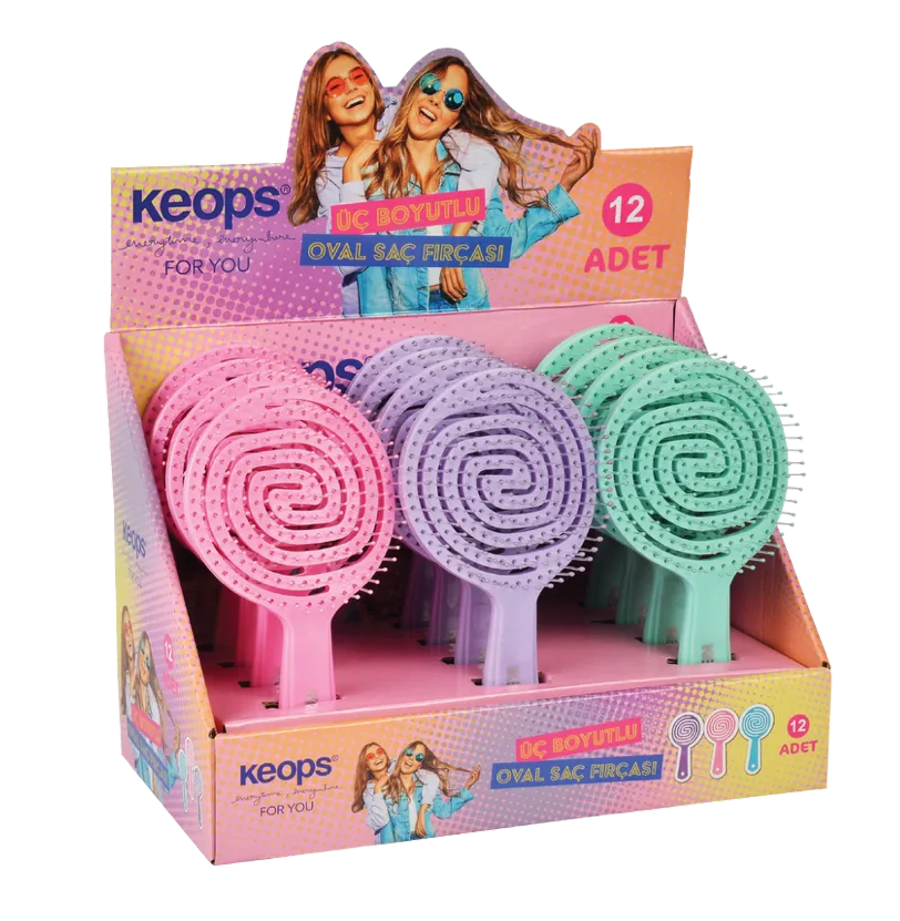 Keops Saç Fırçası 3D Oval