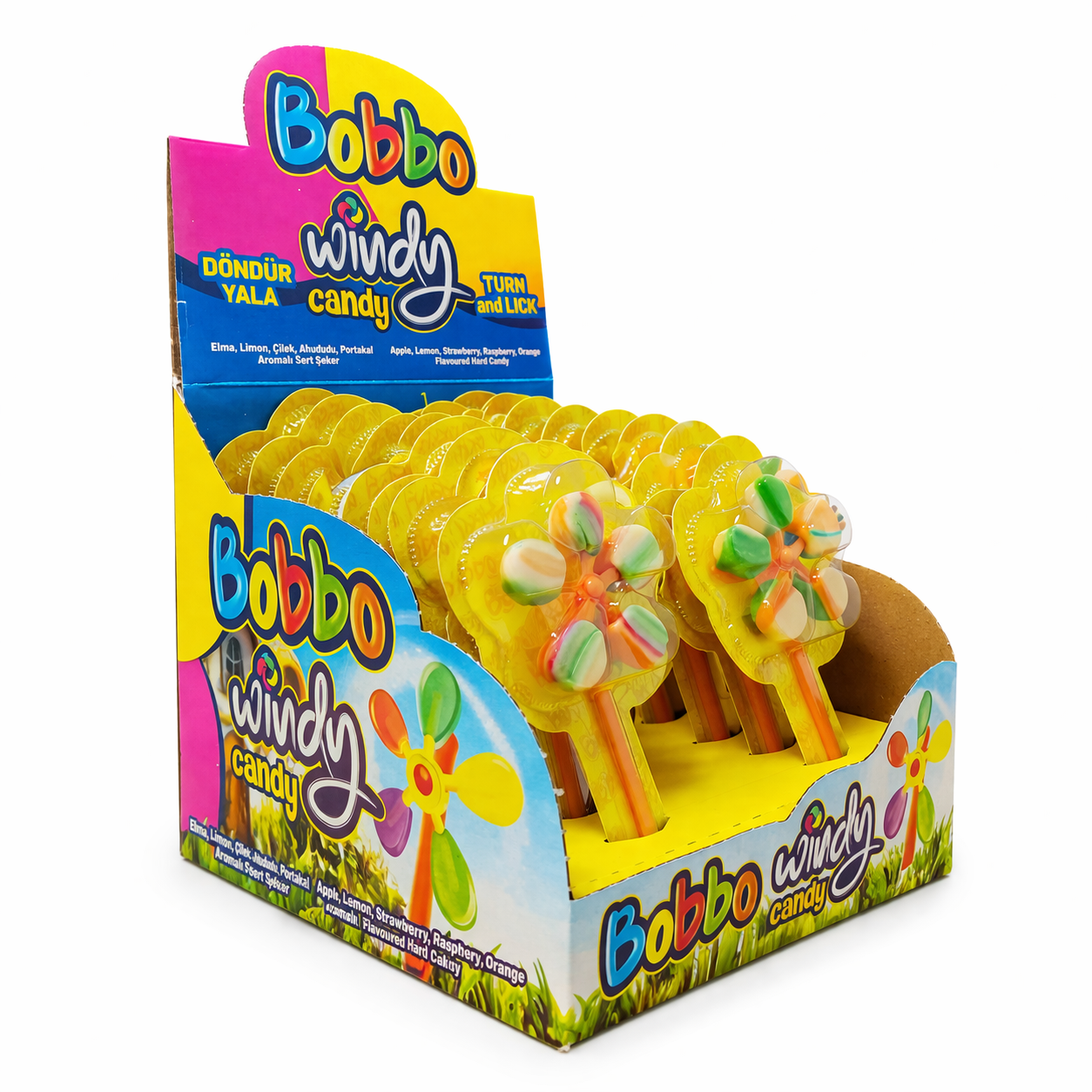 Bobbo Windy Aromalı Dondurmalı Şeker 16'lı