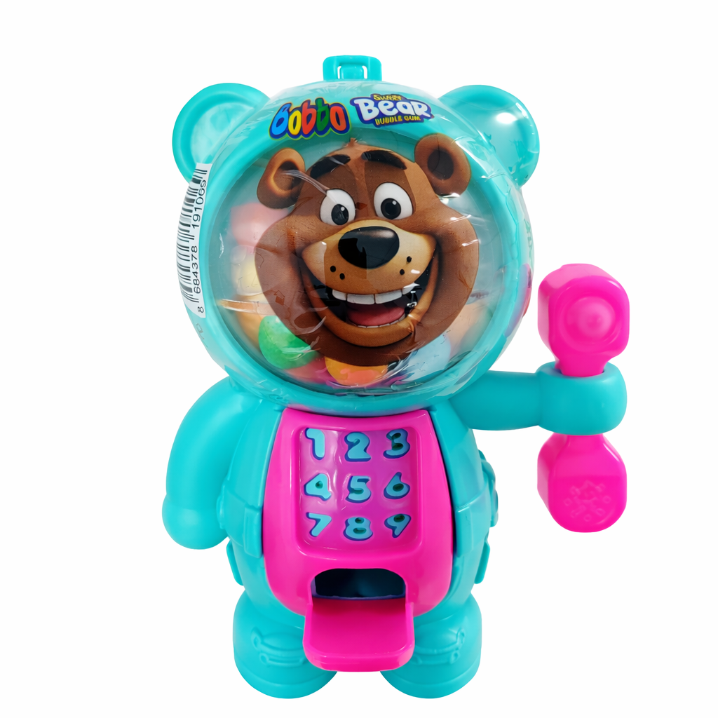 Bobbo Sweet Bear Misket Sakız - Çilek-Muz-Portakal 12'Li