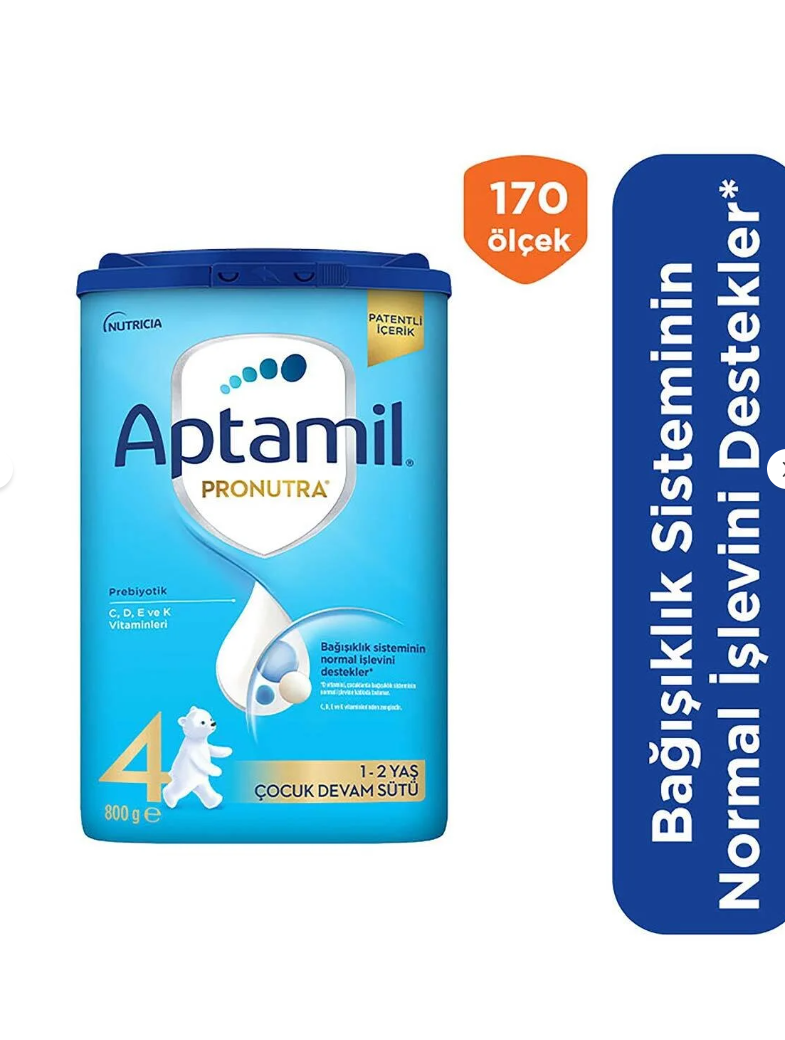 Aptamil Devam Sütü No:4 800gr 1-2 yaş