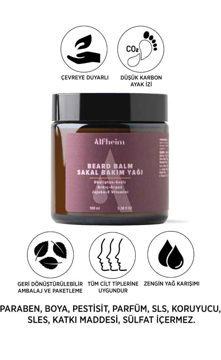 Alfheim Sakal Bakım Yağı 100 Ml