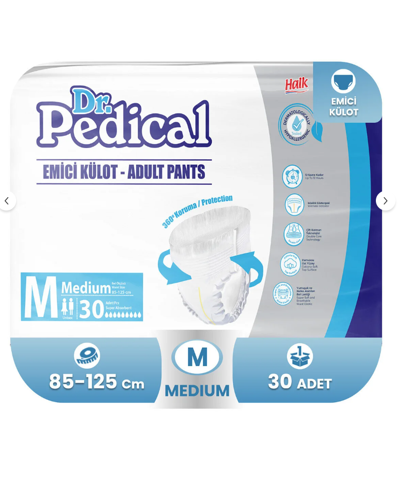 Dr. Pedical Emici Külot Medium (M) Beden 30 Adet