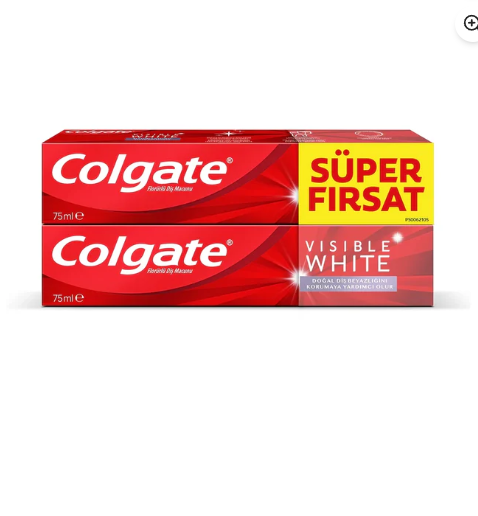 Colgate Diş Macunu Visible White 2x75ml