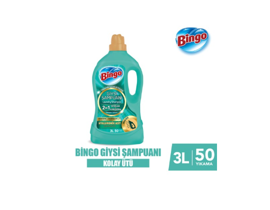 Bingo Giysi Şampuanı 2in1 Kolay Ütü 3L