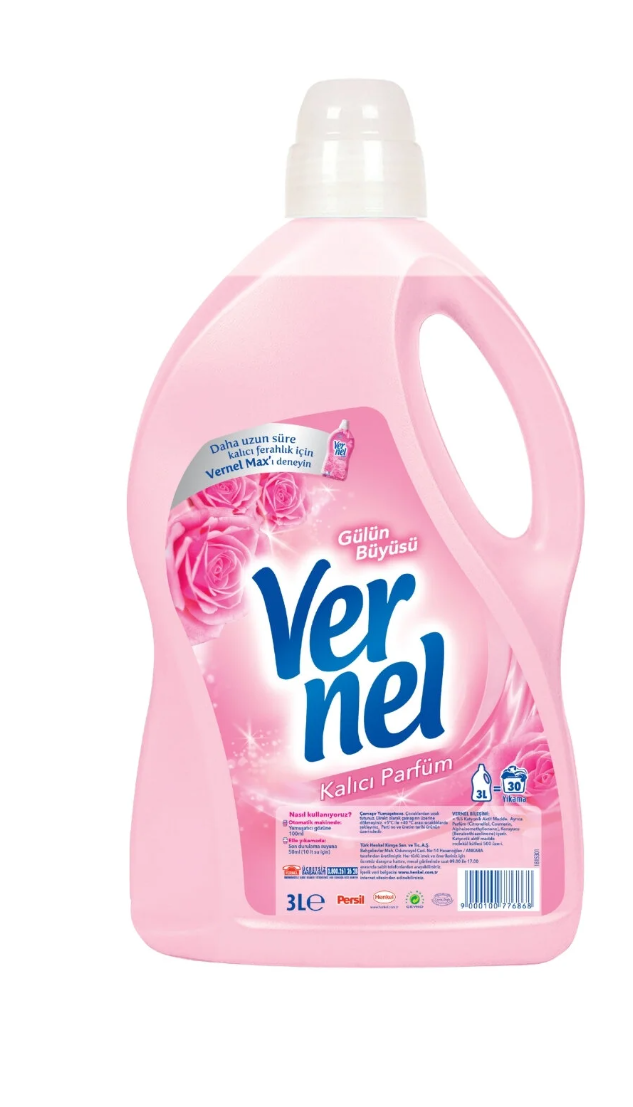 Vernel Yumuşatıcı Gülün Büyüsü 3L