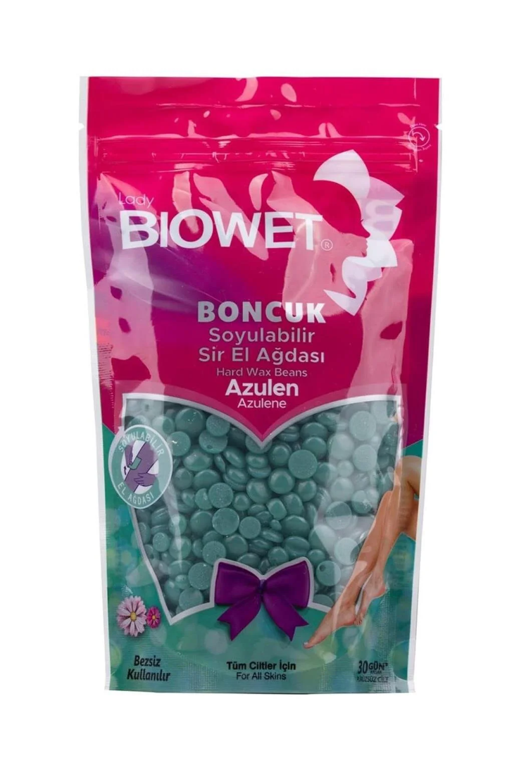  Biowet Pudralı Boncuk Soyulabilir Sir Ağda Yeşil
