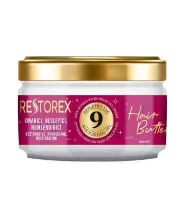 Restorex Hair Butter 9 Besleyici Yağlı Saç Bakım Kürü 250 M