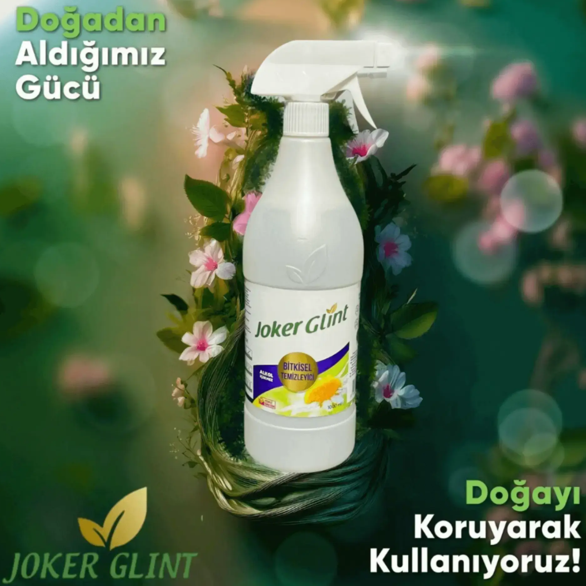 Joker Glint Bitkisel Çok Amaçlı Temizleyici 1 Lt