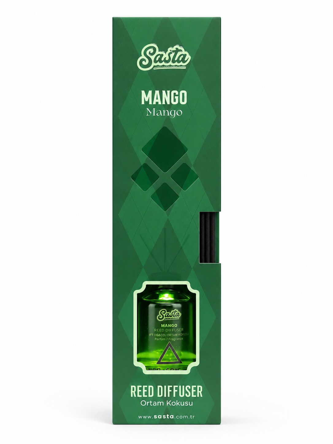 Sasta Bambu Ortam Kokusu Genç Odası Mango 100ml