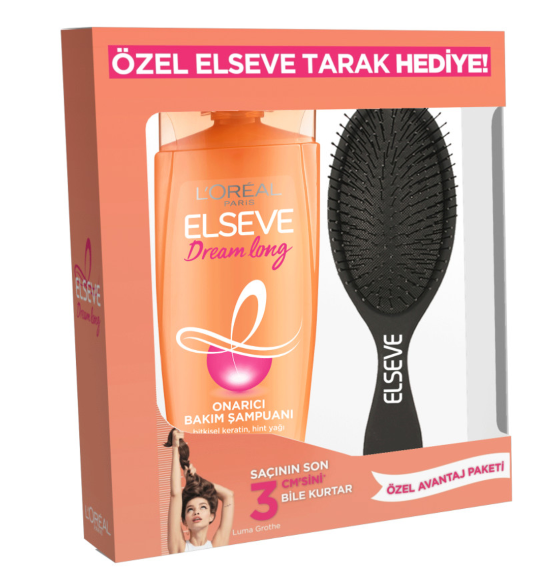Elseve Dream Long Şampuan 300 Ml Tarak Hediyeli