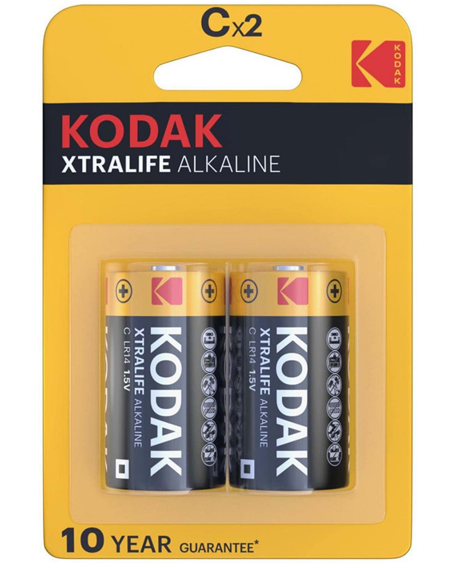 Kodak Xtralife Alkaline C LR14 1.5 Volt 2li Orta Pil