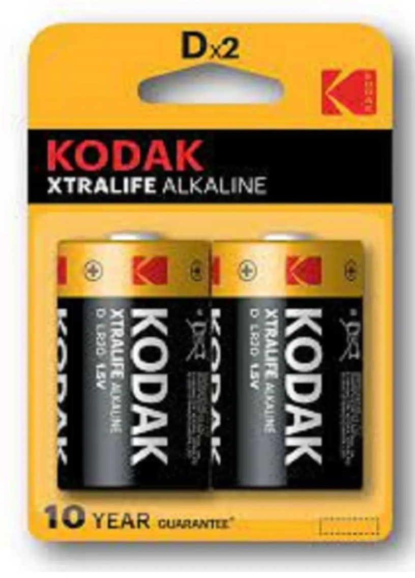 Kodak Xtralıfe Alkalin Dx2 Kalın Pil
