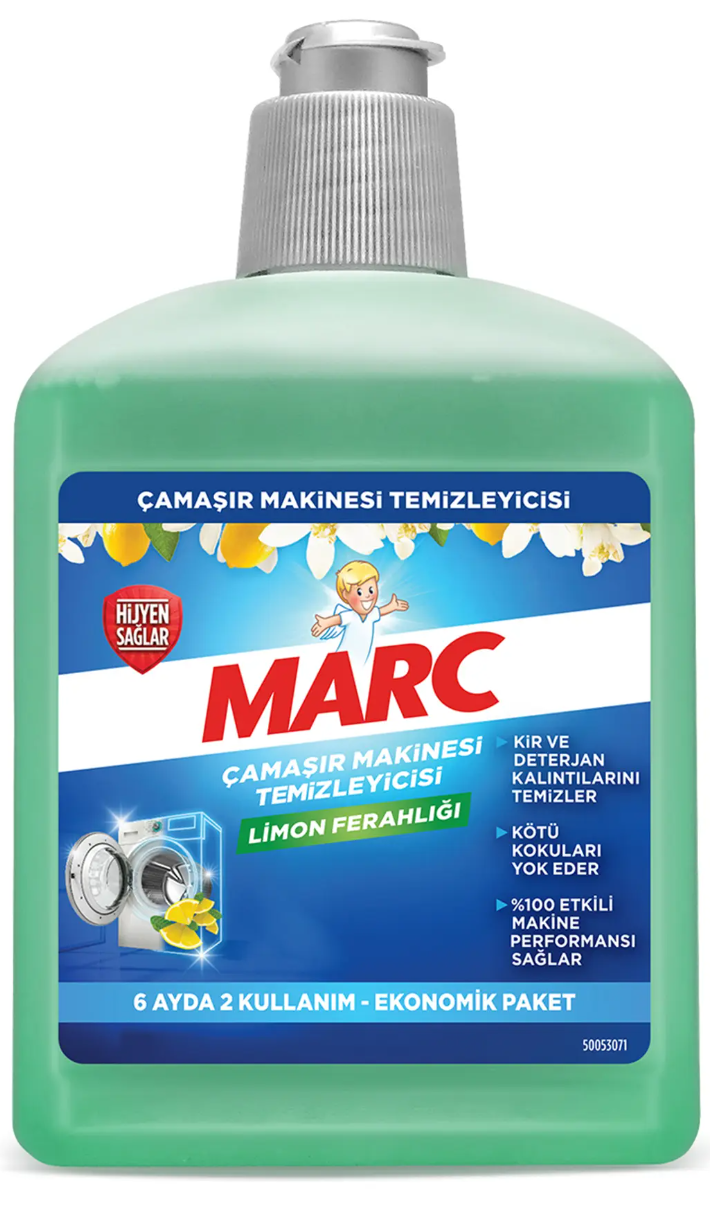 Marc Çamaşır Makinesi Temizleyici & Koruyucu Kireç Önleyici Limon Ferahlığı 500ml
