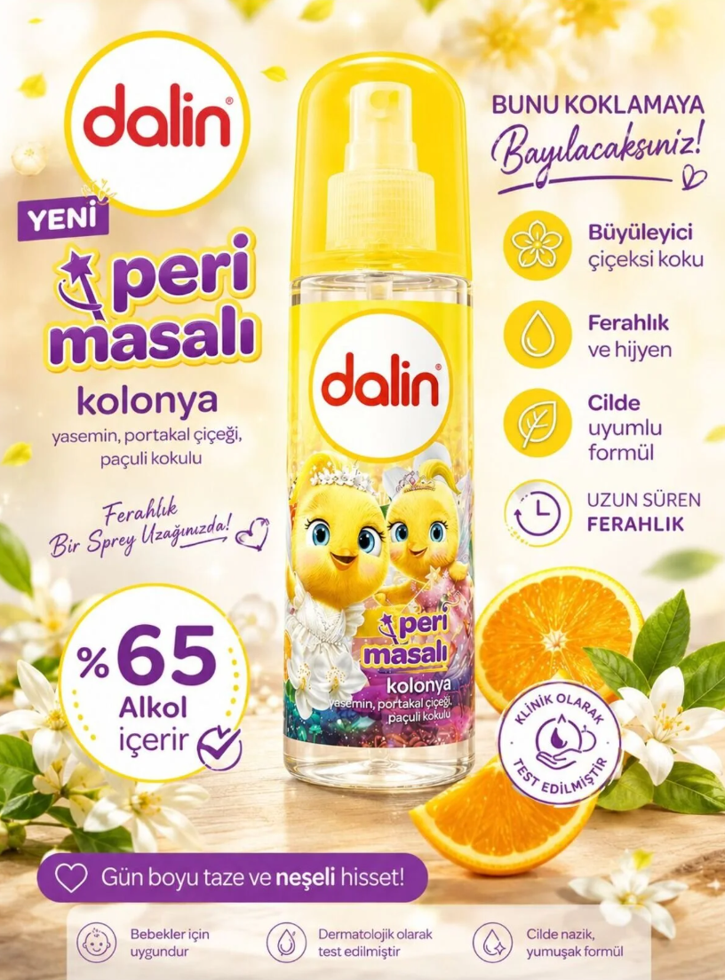 Dalin Bebe Kolonyası Peri Masalı 150 Ml