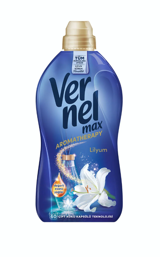 Vernel Max Konsantre Çamaşır Yumuşatıcısı 1440ml (60 YIKAMA) Lilyum