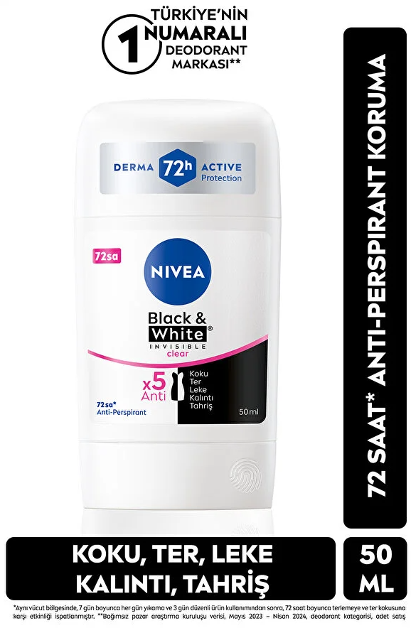 Nivea Deo Stick Kadın 50 ML Invısıble Clear 