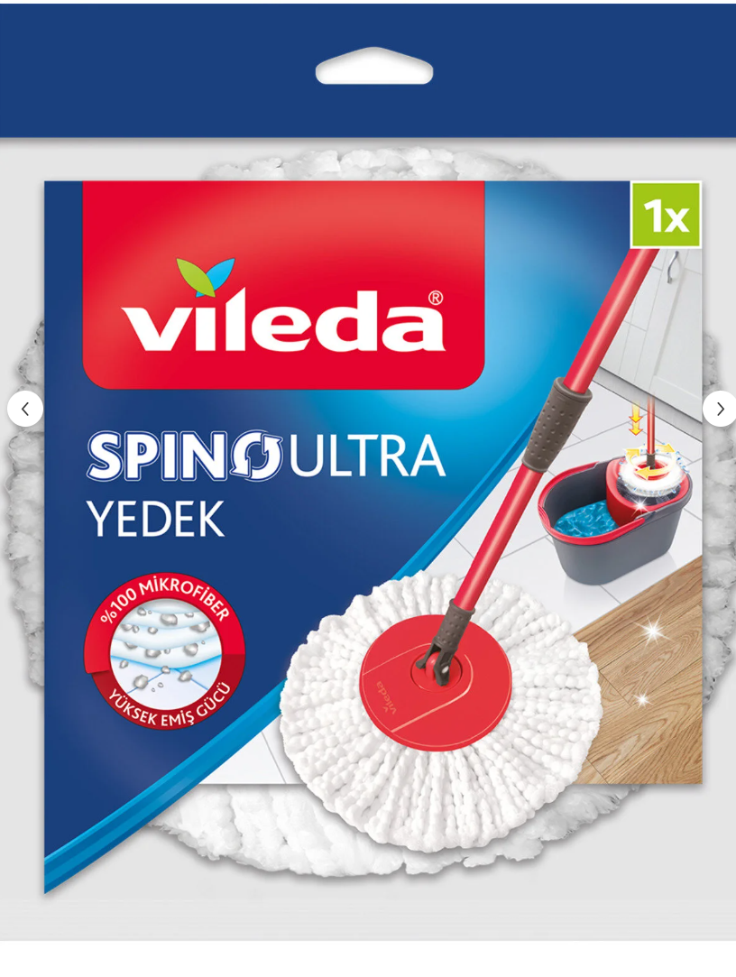 Vileda Spino Ultra Mikrofiber Yedek Paspas