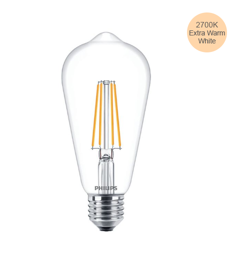 Philips CorePro Led 7-60W E27 (Kalın Duy) ST64