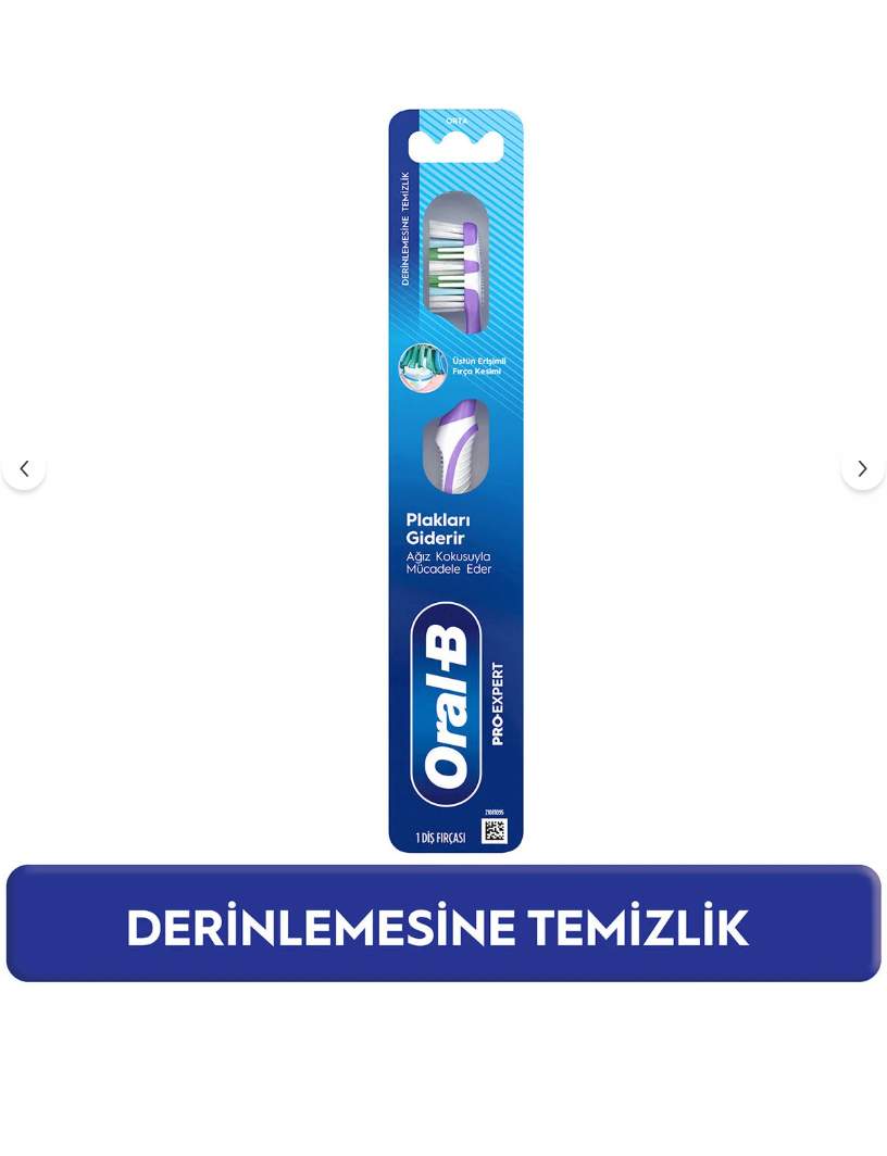Oral-B Pro-Expert Derinlemesine Temizlik Diş Fırçası