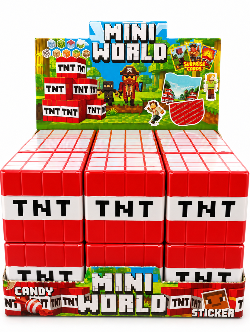 Bobbo Candy Mini World TNT 18'li Kumbara