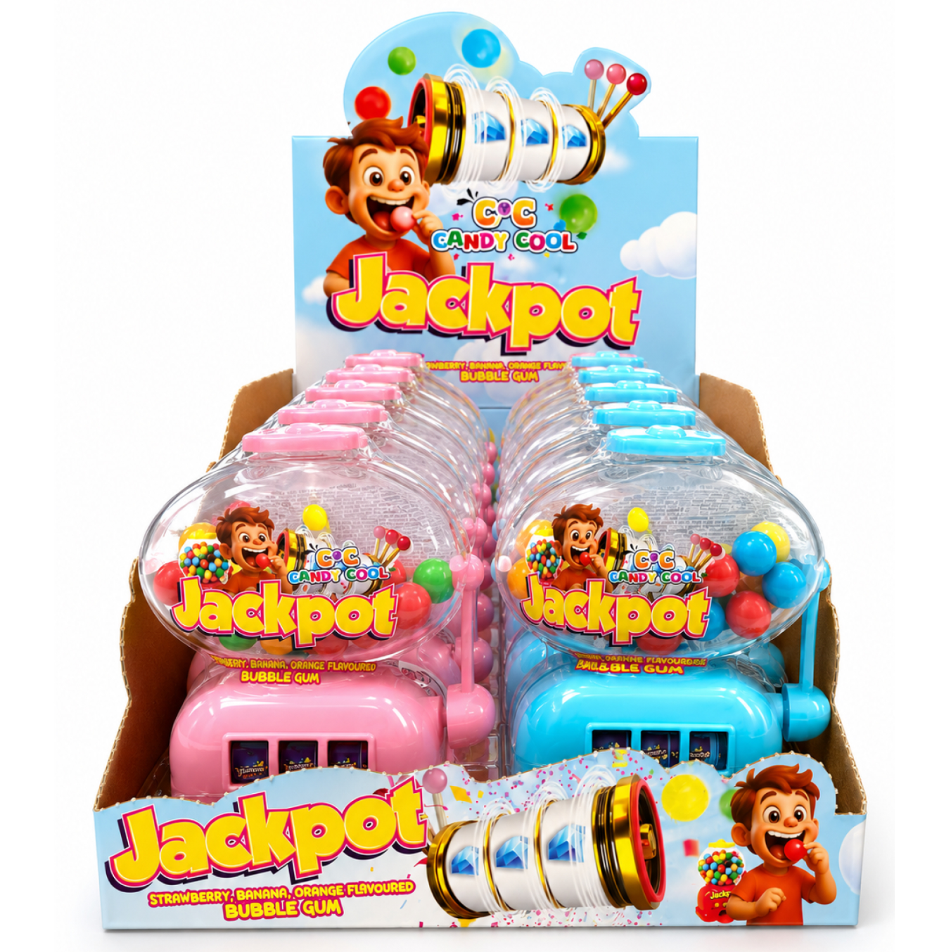 Bobbo Candy Jackpot Aromalı Balonlu Şeker 12'li