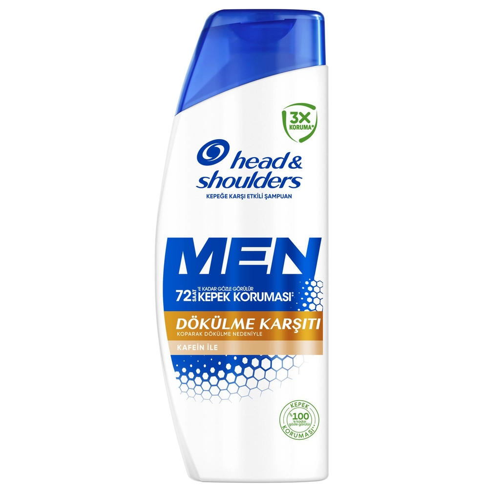 Head & Shoulders Men Dökülme Karşıtı Kafein ile Kepeğe Karşı Etkili Erkek Şampuan 330 ml