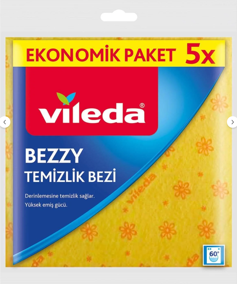 Vileda 5 Li Bezzy Temizlik Bezi