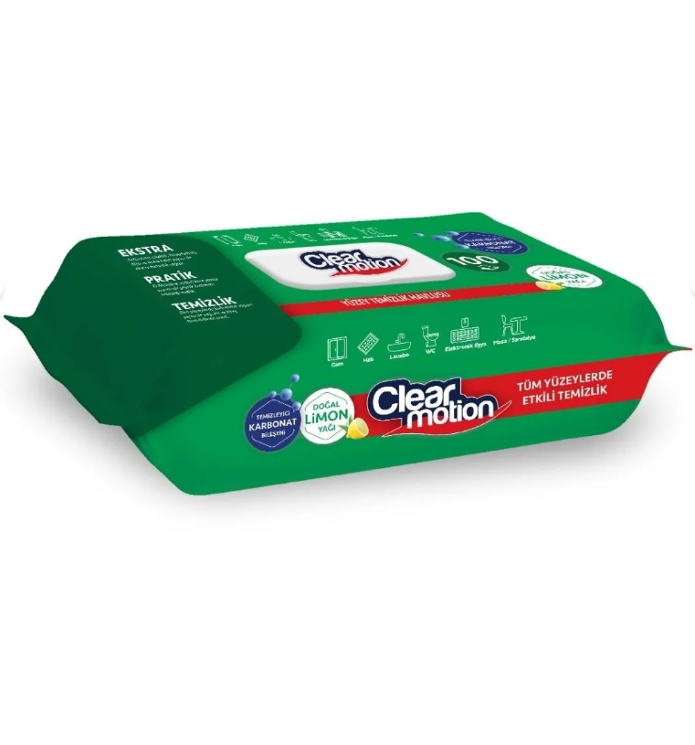 Clear Motion Limon Temizlik Havlusu 100'lü
