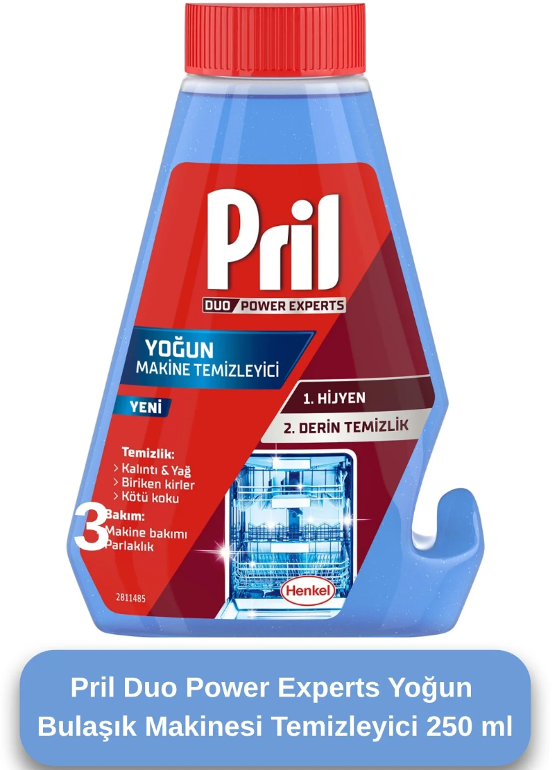 Pril Duo Power Experts Yoğun Bulaşık Makinesi Temizleyici 250 ml