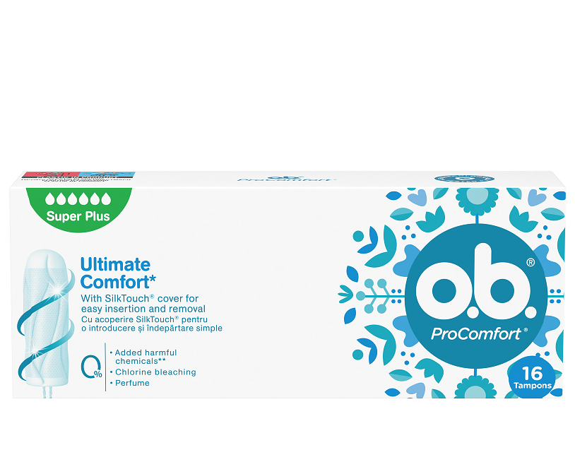 O.B Pro Comfort Super Plus Tampon yeni 16lı