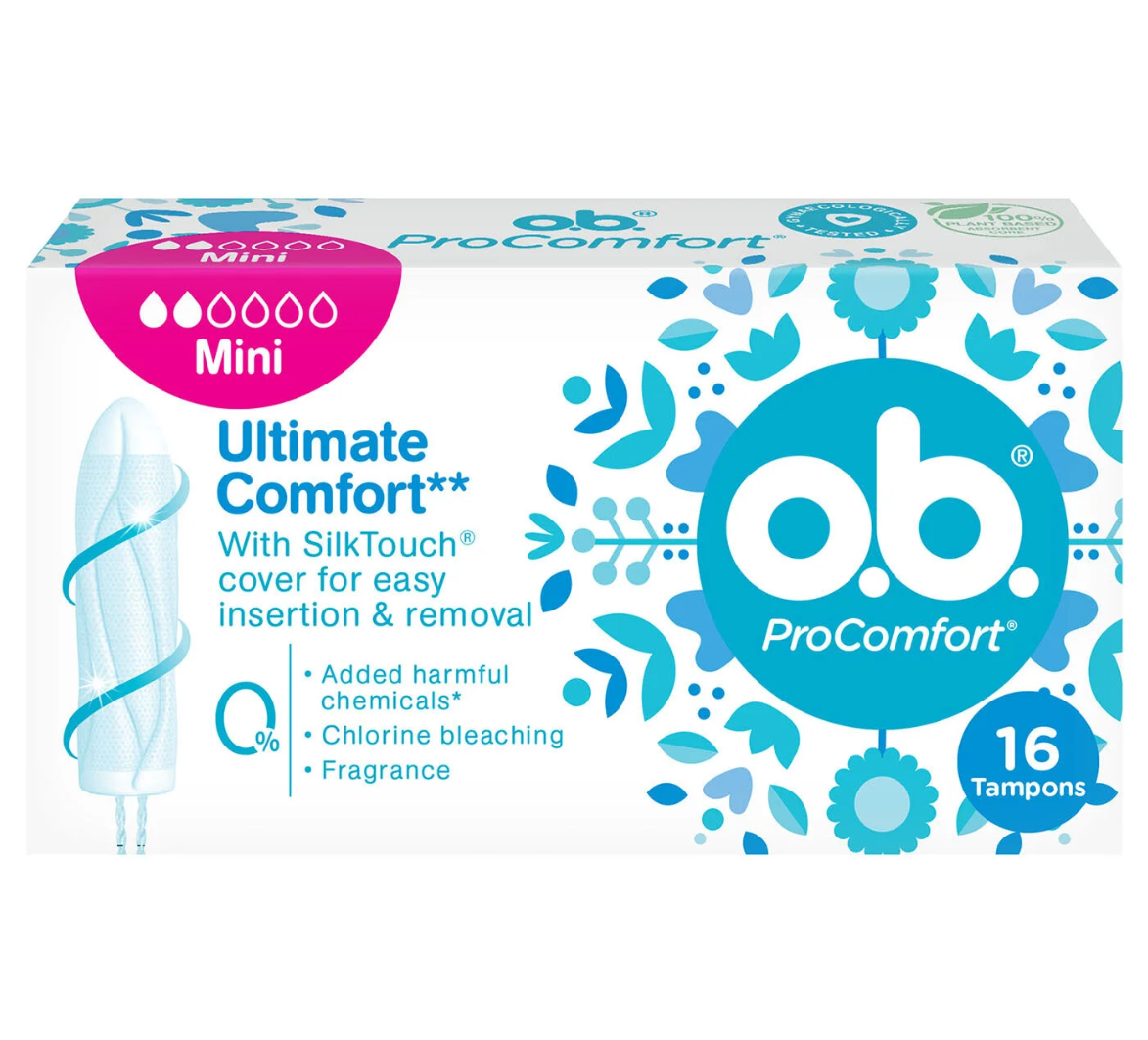 O.B Pro Ultimate Comfort Mini Tampon 16'lı