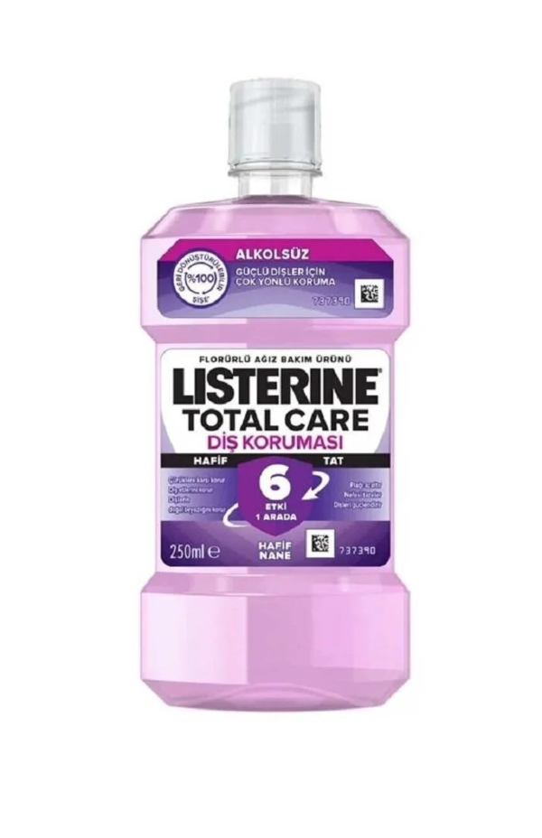 Listerine Total Care Diş Koruması Alkolsüz 250ml Hafif Nane