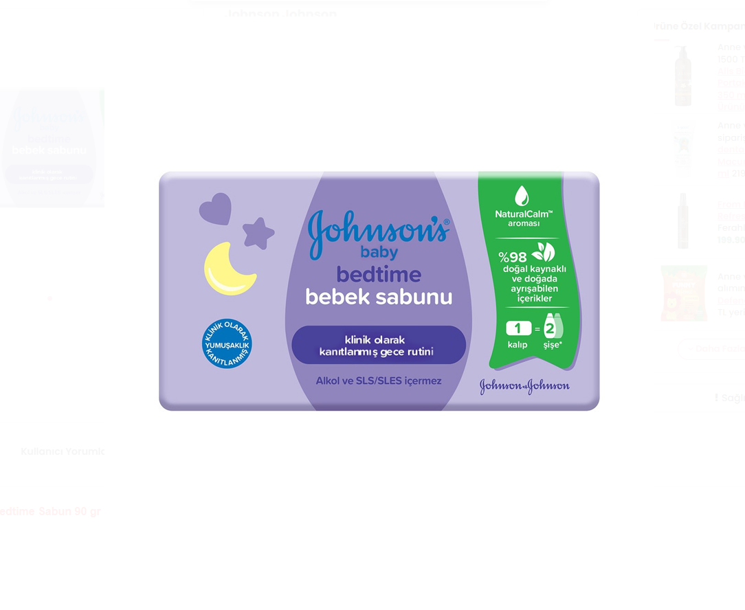 Johnsons Baby Bedtime Sabun 90 gr
