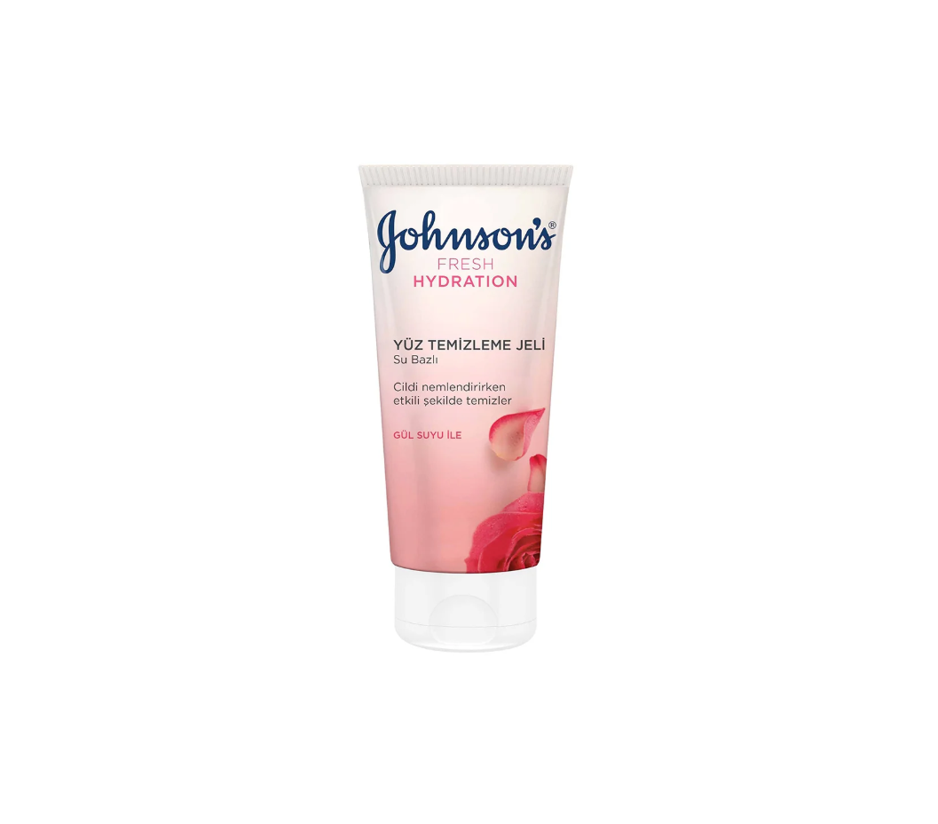 Johnsons Fresh Hydration Su Bazlı Yüz Temizleme Jeli Gül Özlü 150 Ml