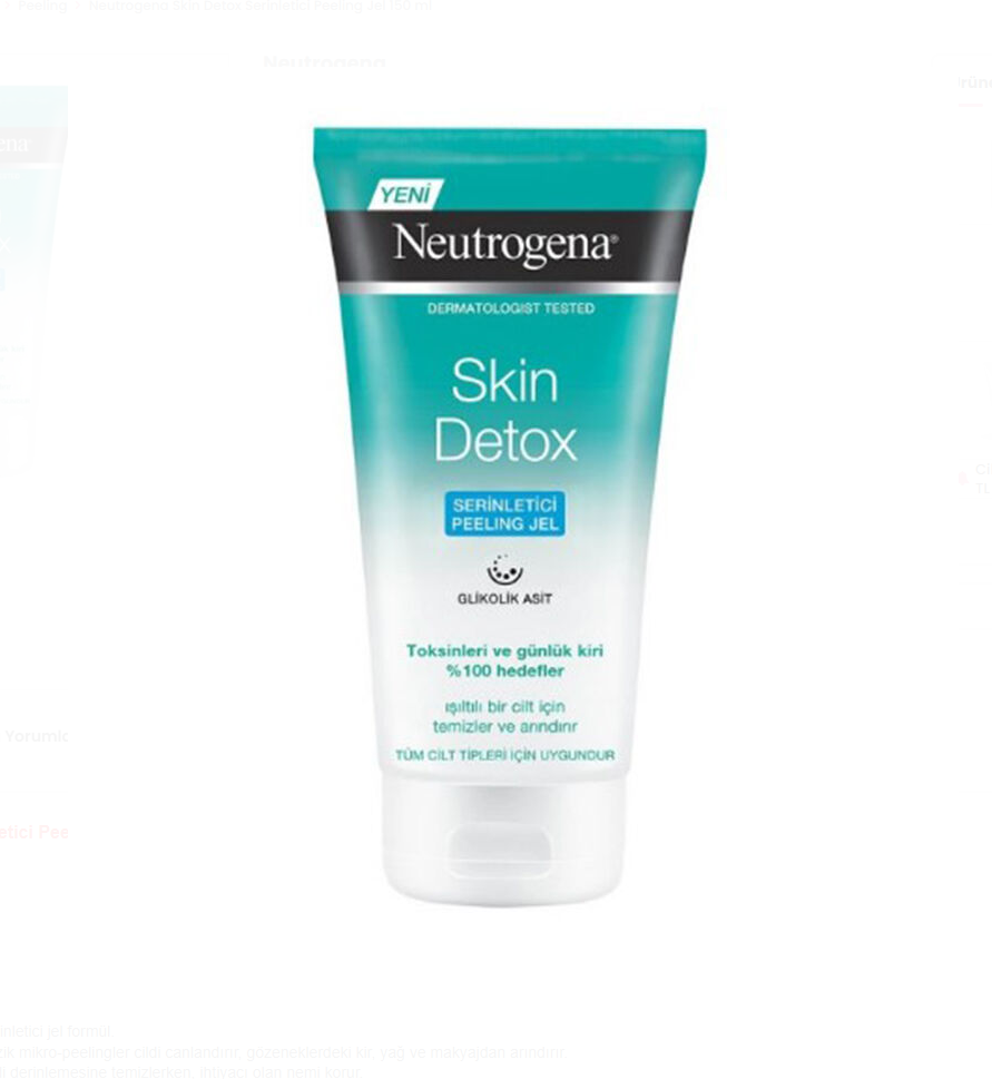 Neutrogena Skin Detox Serinletici Peeling Jel 150 ml