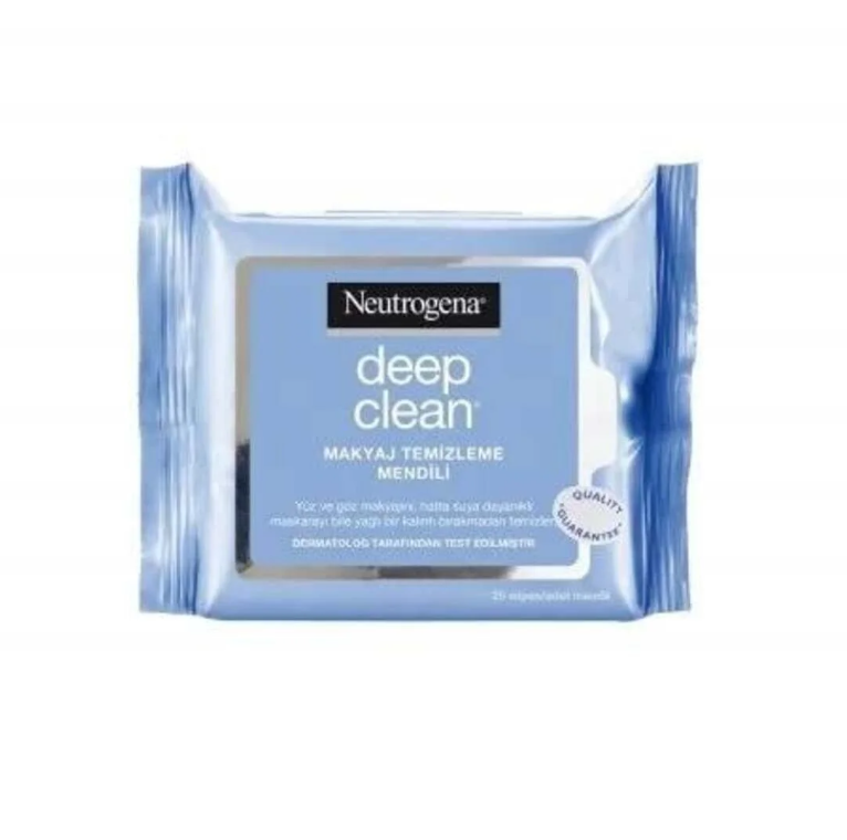  Deep Clean Makyaj Temizleme Mendili 25 li. - 1 Neutrogena Deep Clean Makyaj Temizleme Mendili 25 li