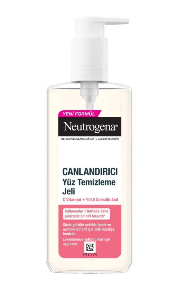 Neutrogena Canlandırıcı Yüz Temizleme Jeli 200 ml