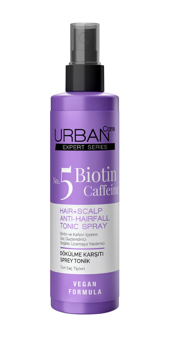 Urban Care Expert Biotin Ve Kafein Dökülme Karşıtı Saç Bakim Toniği- Hızlı Uzamaya Yardımcı 200 ml-Vegan