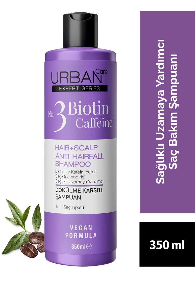 Urban Care Expert Biotin Ve Kafein Dökülme Karşıtı Saç Bakım Şampuanı-hızlı Uzamaya Yardımcı-350 ml
