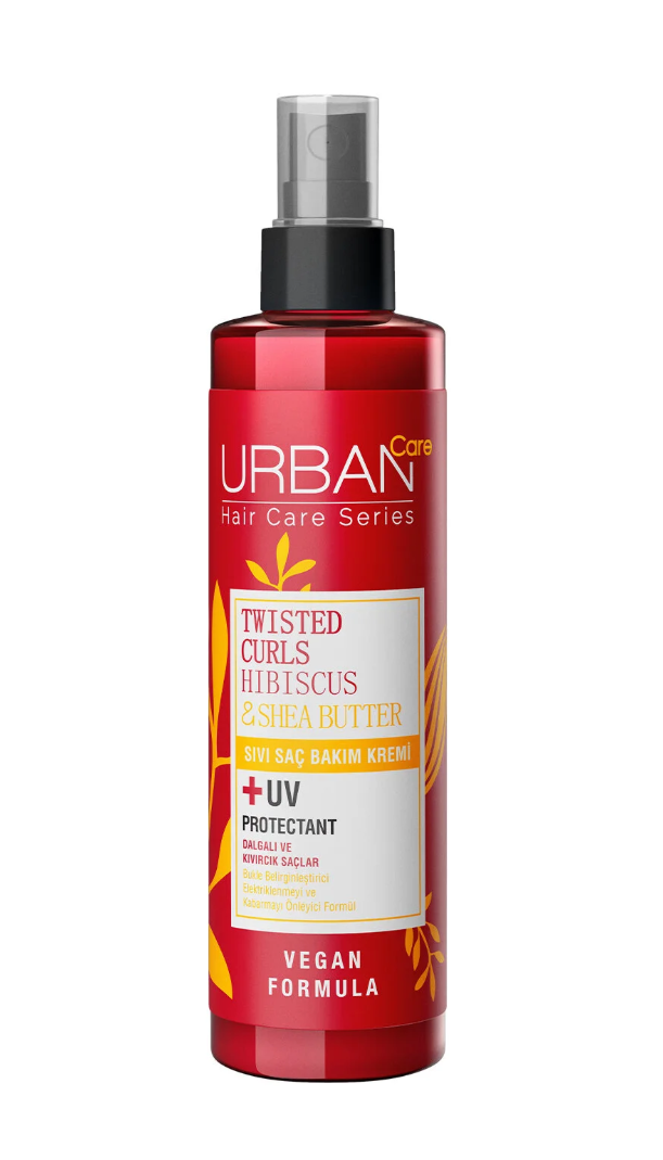Urban Care Hibiscus&shea Butter Kıvırcık Ve Dalgalı Saçlara Özel Sıvı Saç Bakım Kremi-vegan-200 ml