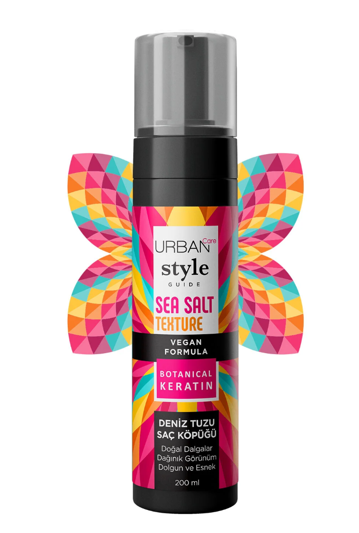 Urban Care Style Guide Deniz Tuzu Doğal Dalga Sağlayan Şekillendirici Saç Köpüğü - Vegan - 200 ml
