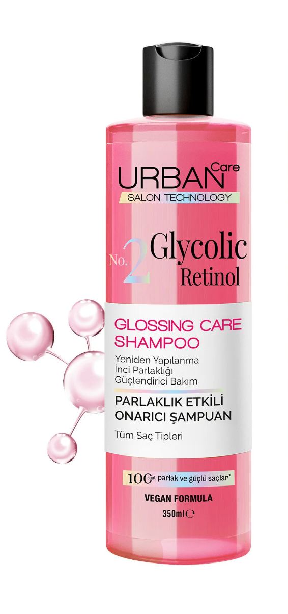 Urban Care Glycolic Retinol Parlaklık Etkili Onarıcı Saç Bakım Şampuanı 350ml