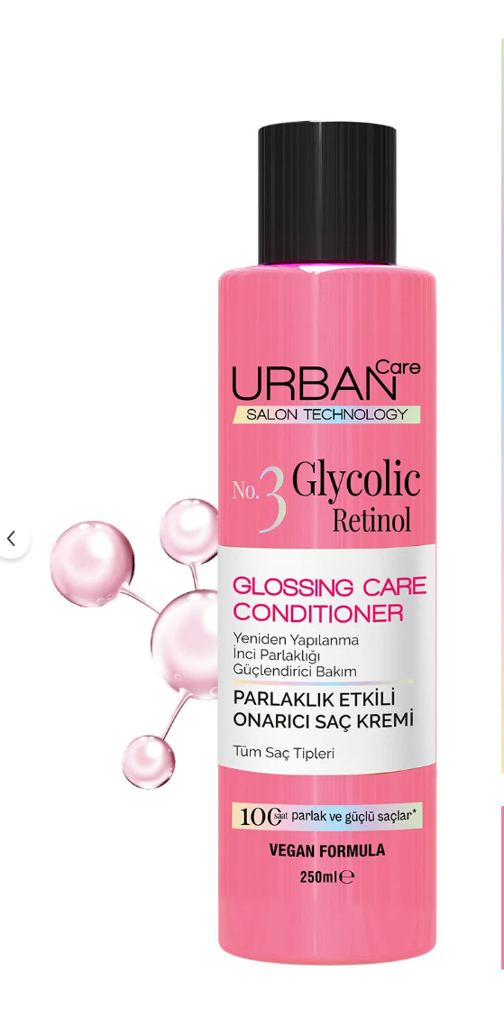 Urban Care Glycolic Retinol Parlaklık Etkili Onarıcı Saç Bakım Kremi 250ml
